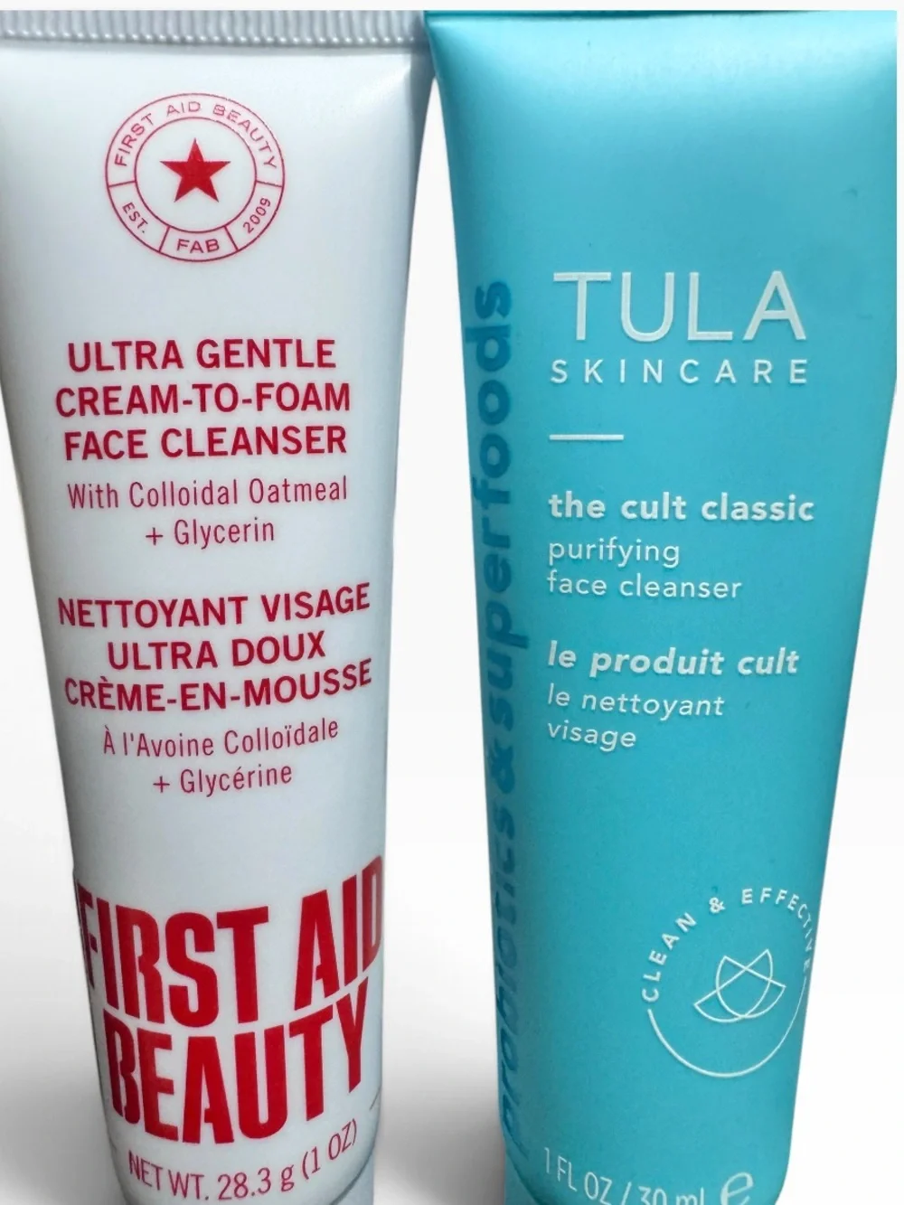 Trio Travel Size Skincare Cleansers Tula First Aid Beauty Origins NEW